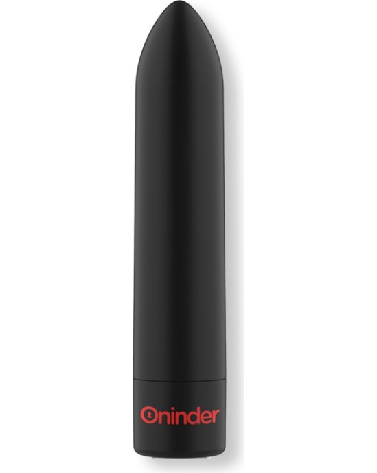 Oninder BERLIN BULLET VIBRATOR BLACK 9 MODES 8.5 X 2 CM - FREE APP