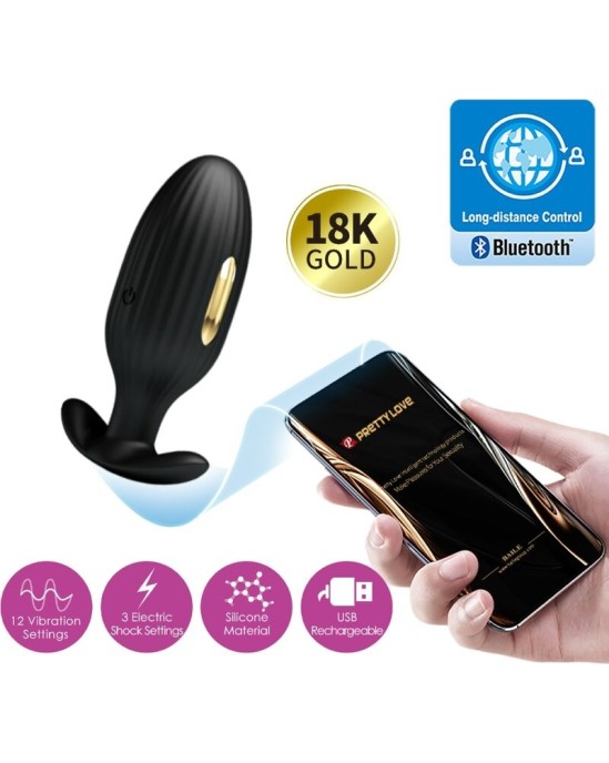 Pretty Love Bottom PRETTY LOVE — LIETOTNES JEFFERSON KONTROLĒTS ANĀLAIS SPRIEĶIS, MELNS