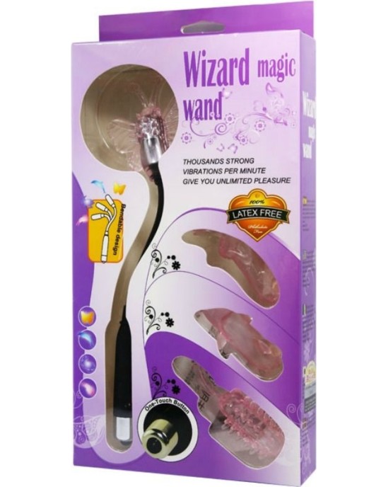 Baile Stimulating BAILE - WIZARD MAGIC WAND STIMULATOR WITH VIBRATION