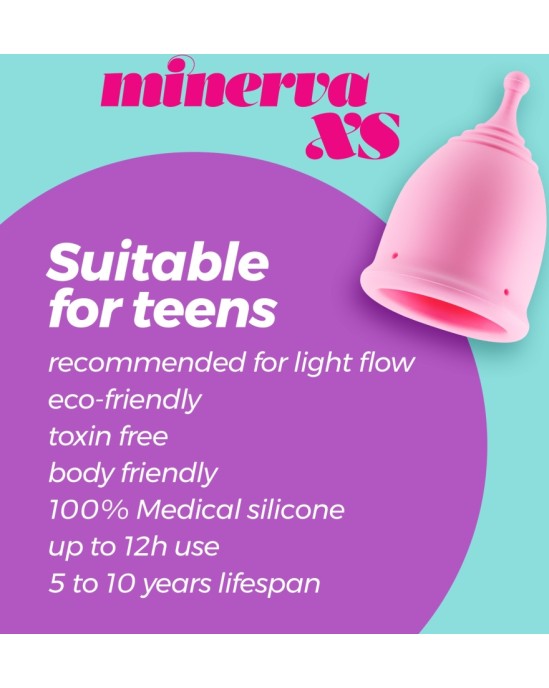 Crushious MINERVA XS MENSTRUAL CUP WITH POUCH