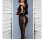 Chilirose CATSUIT CR-4646 PRETO - 36-38 S/M