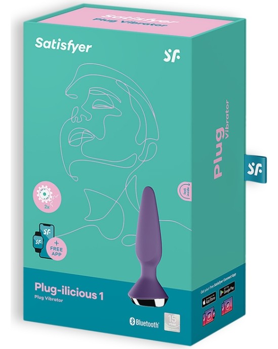 Satisfyer PLUG-ILICIOUS 1 ANAL PLUG PURPURA