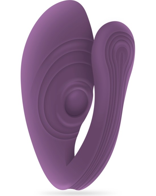 Crushious PLEASURISER RECHARGEABLE VIBRATOR WITH REMOTE CONTROL AND FREE WATERBASED LUBRICANT