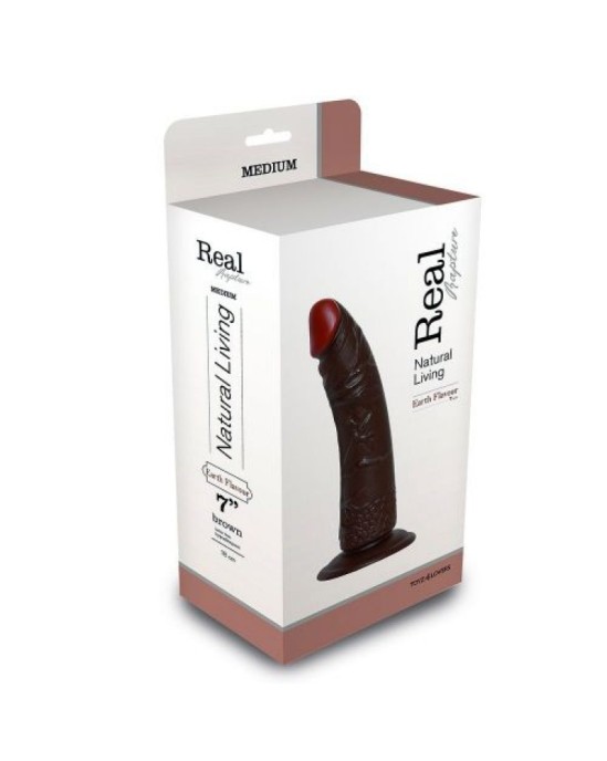 Toyz4Lovers REAL RAPTURE EARTH FLAVOUR REALISTIC DILDO 7'' BLACK