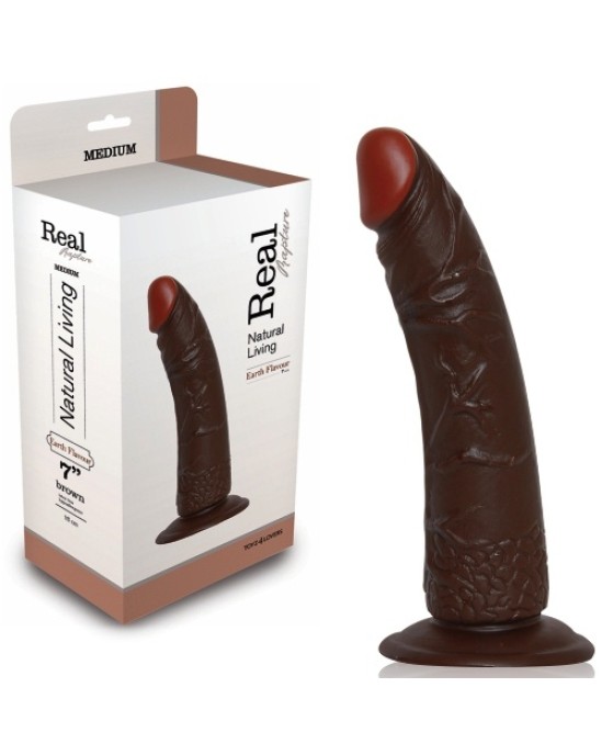 Toyz4Lovers REAL RAPTURE EARTH FLAVOUR REALISTIC DILDO 7'' BLACK