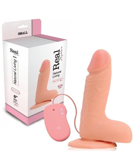 Toyz4Lovers REAL RAPTURE ŪDENS SAJŪTAS REĀLISTS VIBRATORS 6'' BALTS