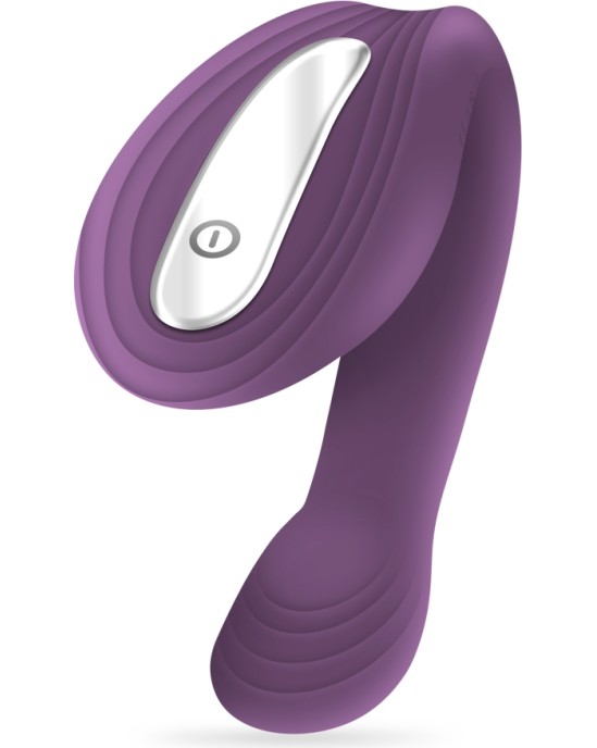 Crushious PLEASURISER RECHARGEABLE VIBRATOR WITH REMOTE CONTROL AND FREE WATERBASED LUBRICANT