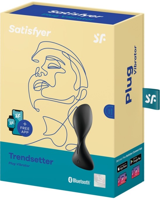 Satisfyer TRENDSETTER ANAL VIBRATOR WITH APP BLACK