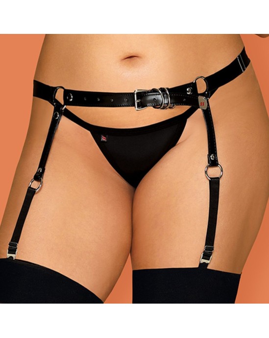 Obsessive GATHER BELT A756 QUEEN SIZE - 44 XXL