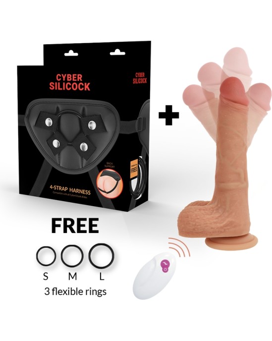 Cyber Silicock STRAP-ON MR RICK TĀLVADĪBAS PULTS