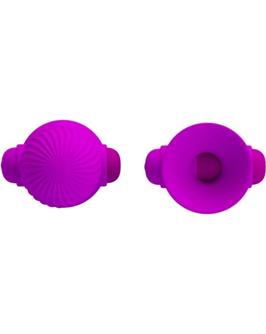 Pretty Love Smart PRETTY LOVE - СТИМУЛЯТОРЫ СОСКОВ 12M СИРЕНЕВАЯ ВИБРАЦИЯ