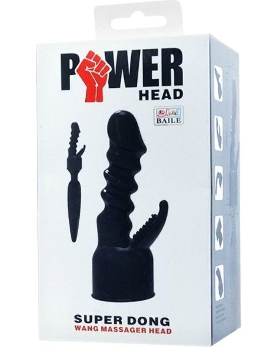 Baile Power Head BAILE - POWER HEAD СМЕННАЯ ГОЛОВКА ДЛЯ ВНУТРЕННЕЙ СТИМУЛЯЦИИ И КЛИТОРА