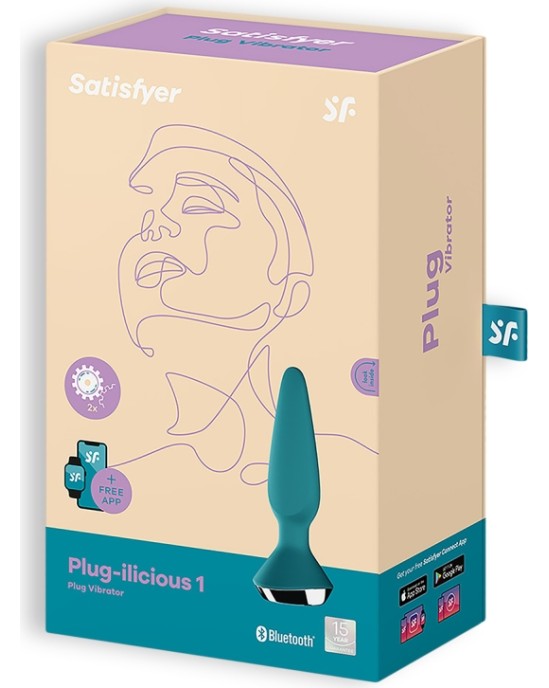 Satisfyer PLUG-ILICIOUS 1 ANĀLAIS PLUG TIRKĪZS