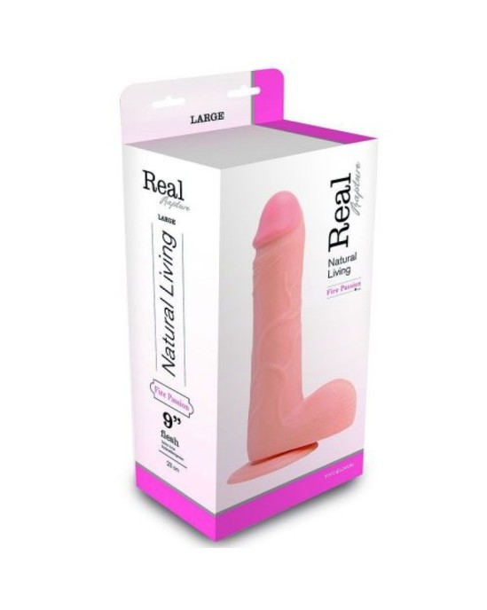 Toyz4Lovers REAL RAPTURE FIRE PASSION REALISTIC DILDO 9'' WHITE