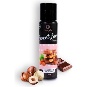 Secret Play SWEET LOVE LUBRIKANTS GELS AR LAZDU RIEKSTIEM AR Šokolādes garšu 60ml