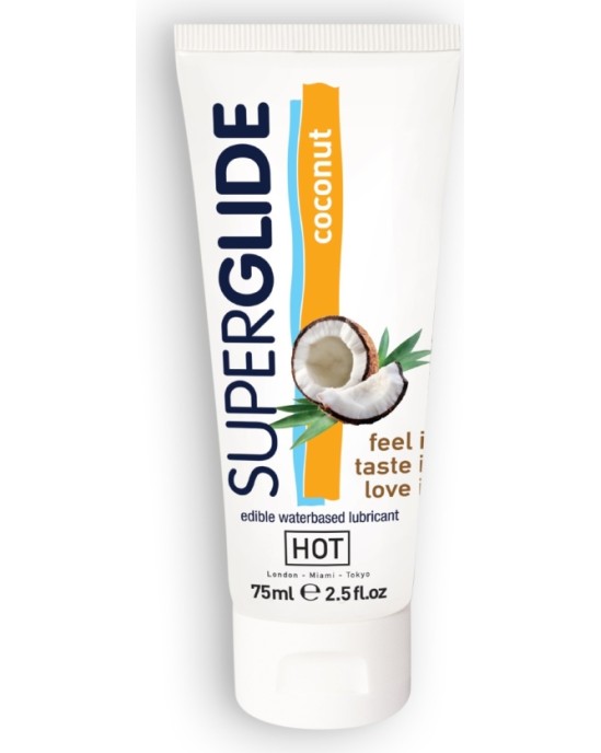 Hot™ KARSTI? SUPERGLIDE ĒDAS LUBRIKANTS KOKONSriekstu 75ml