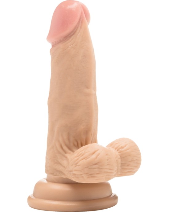 Realrock 6? REALISTIC DILDO WITH BALLS WHITE