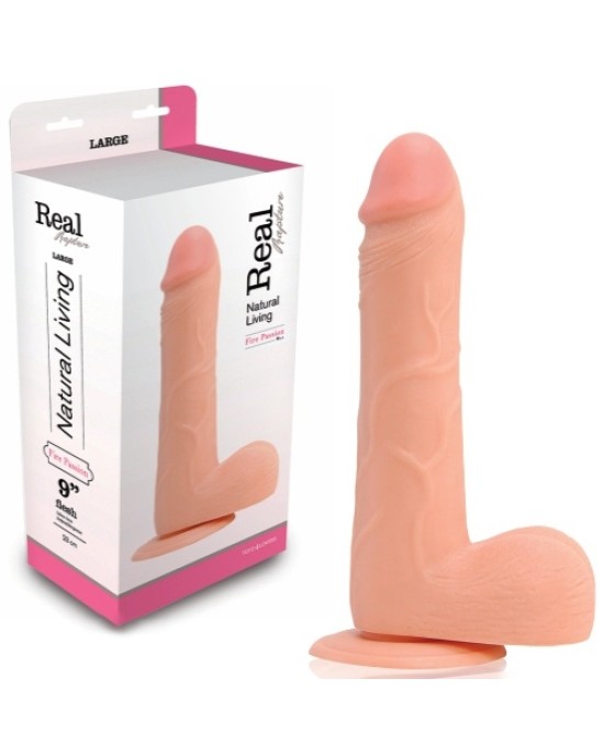 Toyz4Lovers REAL RAPTURE FIRE PASSION REALISTIC DILDO 9'' WHITE