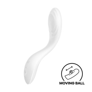 Satisfyer RRROLLING PREASURE G-POTA STIMULĀTORS, BALTS