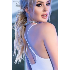 Chilirose VESTIDO E TANGA CR-4380 BRANCO - 38 M