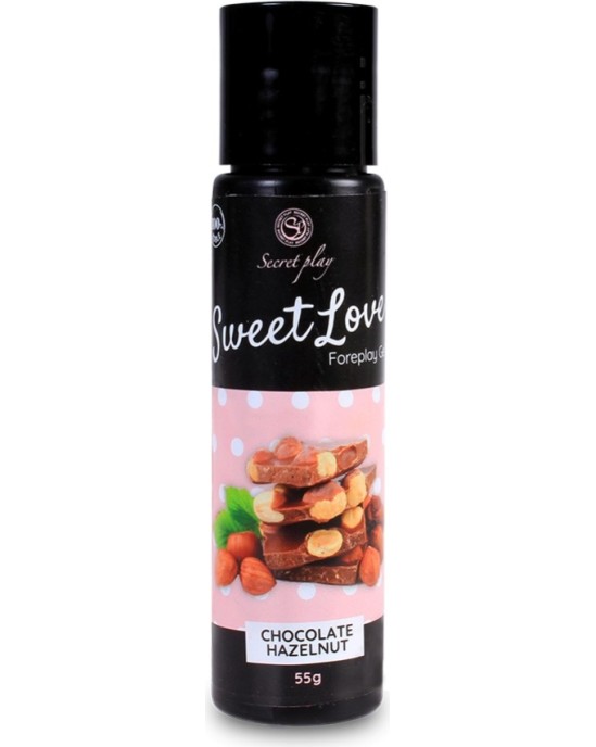 Secret Play SWEET LOVE LUBRIKANTS GELS AR LAZDU RIEKSTIEM AR Šokolādes garšu 60ml