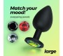 Crushious CAMILEO LARGE ANAL PLUG WITH 4 INTERCHANGEABLE JEWELS