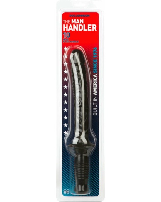 Doc Johnson MANHANDLER DILDO WITH HANDLE BLACK