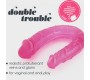 Crushious DOUBLE TROUBLE DOUBLE DILDO PINK