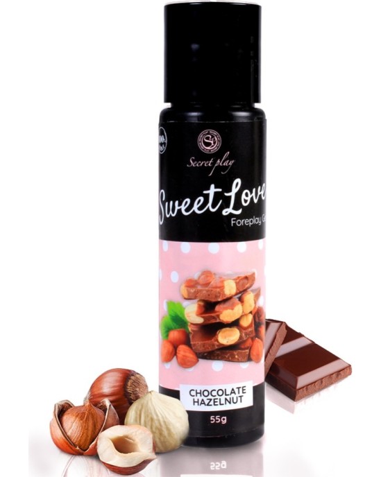 Secret Play SWEET LOVE LUBRIKANTS GELS AR LAZDU RIEKSTIEM AR Šokolādes garšu 60ml