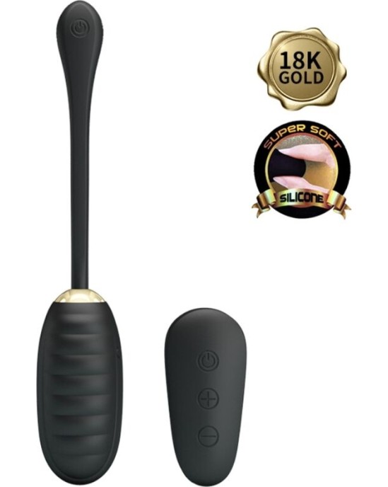 Pretty Love Smart PRETTY LOVE - DOREEN LUXURY RECHARGEABLE VIBRATING EGG BLACK