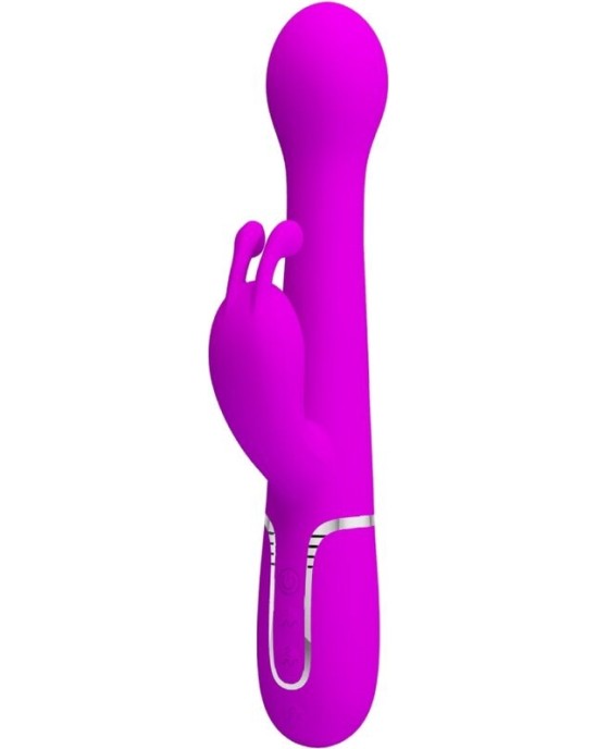 Pretty Love Flirtation PRETTY LOVE - ВИБРАТОР DEJON RABBIT 3 В 1 МНОГОФУНКЦИОНАЛЬНЫЙ ФИОЛЕТОВЫЙ