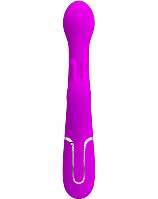 Pretty Love Flirtation PRETTY LOVE - ВИБРАТОР DEJON RABBIT 3 В 1 МНОГОФУНКЦИОНАЛЬНЫЙ ФИОЛЕТОВЫЙ