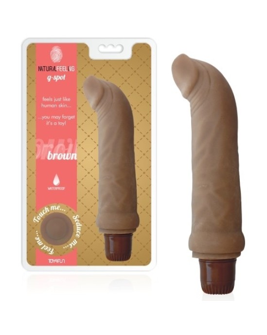 Toy4Fun NATURAL FEELING G-SPOT BROWN VIBRATOR