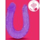 Crushious DOUBLE TROUBLE DOUBLE HEAD DILDO PURPLE