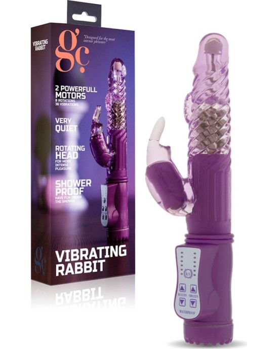 GC VIBRATING RABBIT VIBRATOR PURPLE