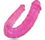 Crushious DEEP DIVER DOUBLE DILDO WITH ANAL LUBRICANT 50ML PINK