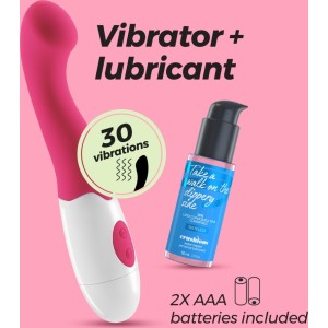 Crushious RATIŅU VIBRATORS AR IEKĻAUTAS ŪDENS BĀZES LUBRIKANTS