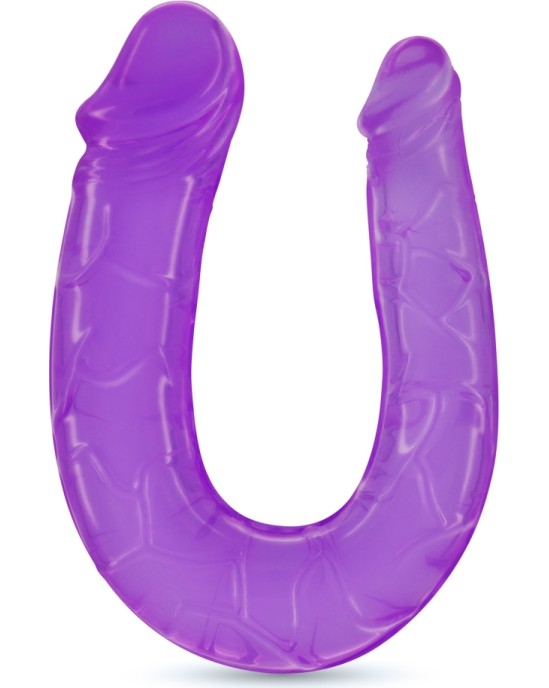 Crushious DOUBLE TROUBLE DOUBLE HEAD DILDO PURPLE