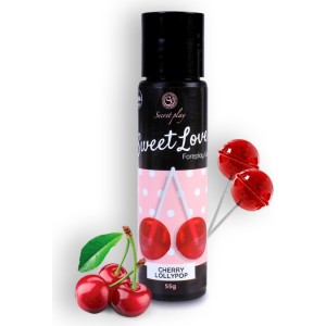 Secret Play LUBRIKANTS GELS SWEET LOVE CHERRY LOLLIPOP AROMĀTĀ 60ml