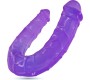 Crushious DOUBLE TROUBLE DOUBLE HEAD DILDO PURPLE