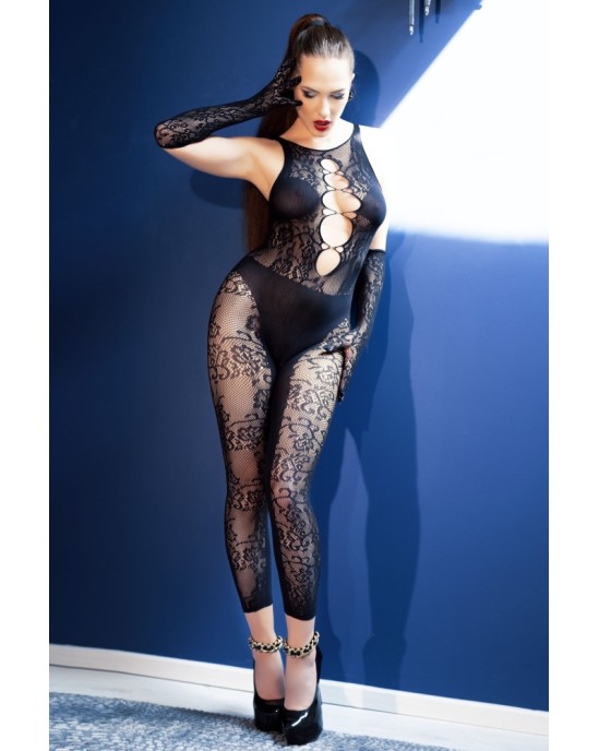 Chilirose CATSUIT CR-4658 PRETO - 36-38 S/M