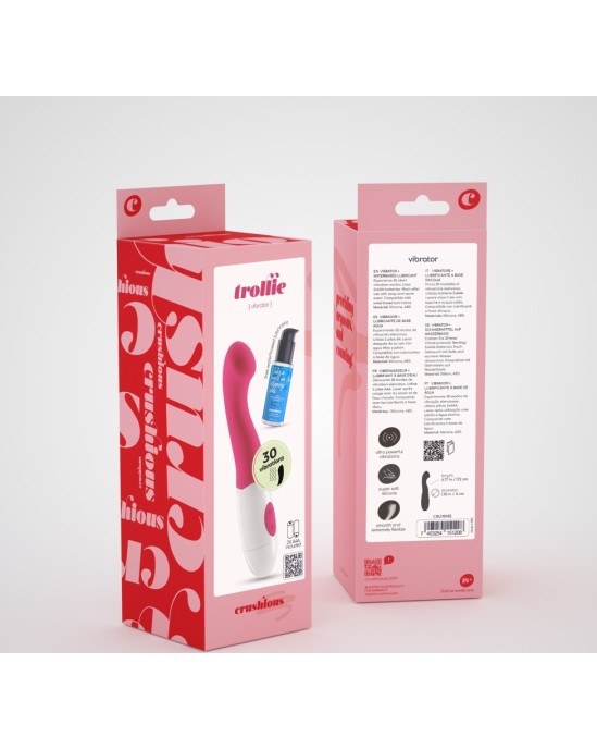 Crushious TROLLIE VIBRATOR WITH WATERBASED LUBRICANT INCLUDED