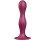 Satisfyer Plugs SATISFYER - СИЛИКОНОВЫЙ ДИЛДО ДВОЙНОЙ BALL-R ГРАНАТ