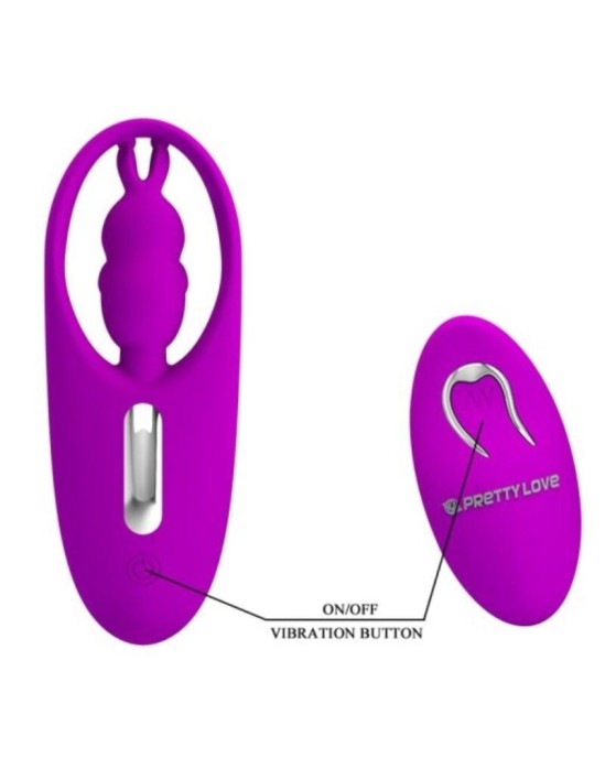 Pretty Love Smart PRETTY LOVE - WILD RABBIT STIMULATOR FOR PANTIES WITH REMOTE CONTROL LILAC