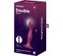 Satisfyer Plugs SATISFYER - СИЛИКОНОВЫЙ ДИЛДО ДВОЙНОЙ BALL-R ГРАНАТ