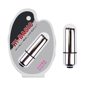Chisa Vibrating Bullet Hi-Basic 5,8 x 1,8 cm Sudrabs