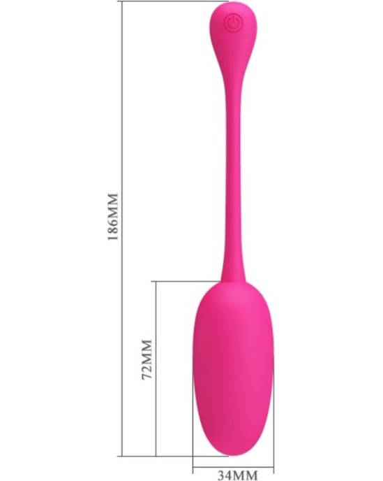 Pretty Love Flirtation PRETTY LOVE - KNUCKER PINK RECHARGEABLE VIBRATING EGG