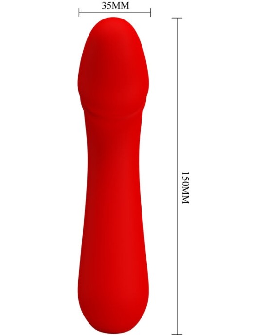 Pretty Love Smart PRETTY LOVE - CETUS RECHARGEABLE VIBRATOR RED