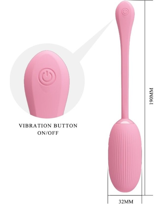 Pretty Love Smart PRETTY LOVE - DOREEN PINK RECHARGEABLE VIBRATING EGG