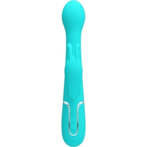 Pretty Love Flirtation PRETTY LOVE — DEJON RABBIT VIBRATOR 3 IN 1 DAUDZFUNKCIJAS AQUA GREEN